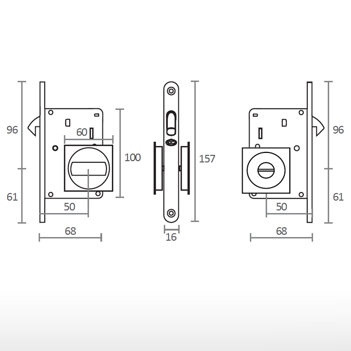 Kit for sliding door - 20.938