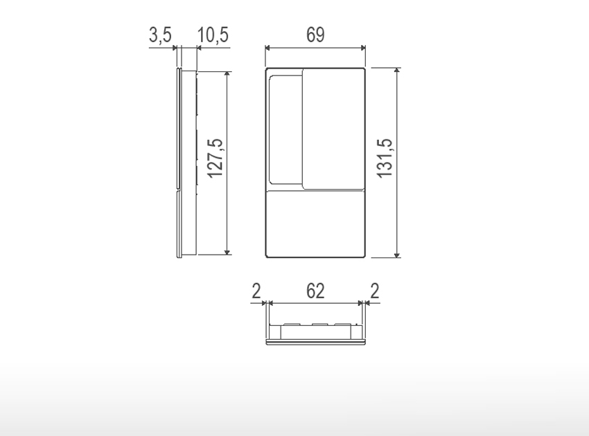 Tirador WAVE | Kit para puertas correderas